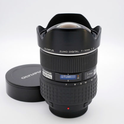 Olympus AF 7-14mm F4 ED Lens in 4/3s Mount not Micro 4/3s