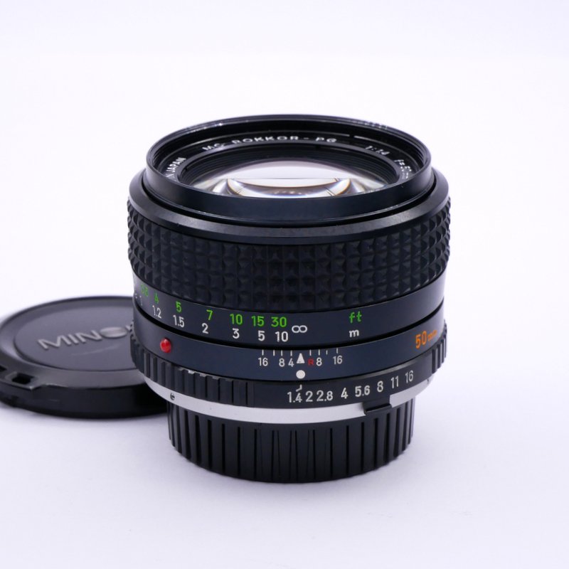 Minolta MF 50mm F/1.4 MC Rokkor-PG Lens for MC (pre MD) Mount - Best Available Image