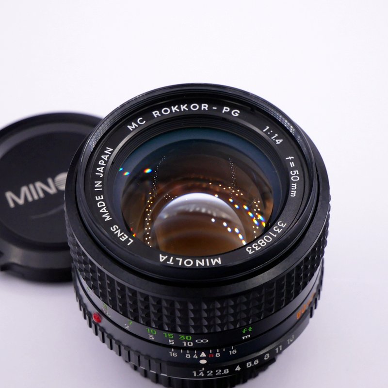 S-H-8EVUVE_2.jpg - Minolta MF 50mm F/1.4 MC Rokkor-PG Lens for MC (pre MD) Mount - Thumbnail 1
