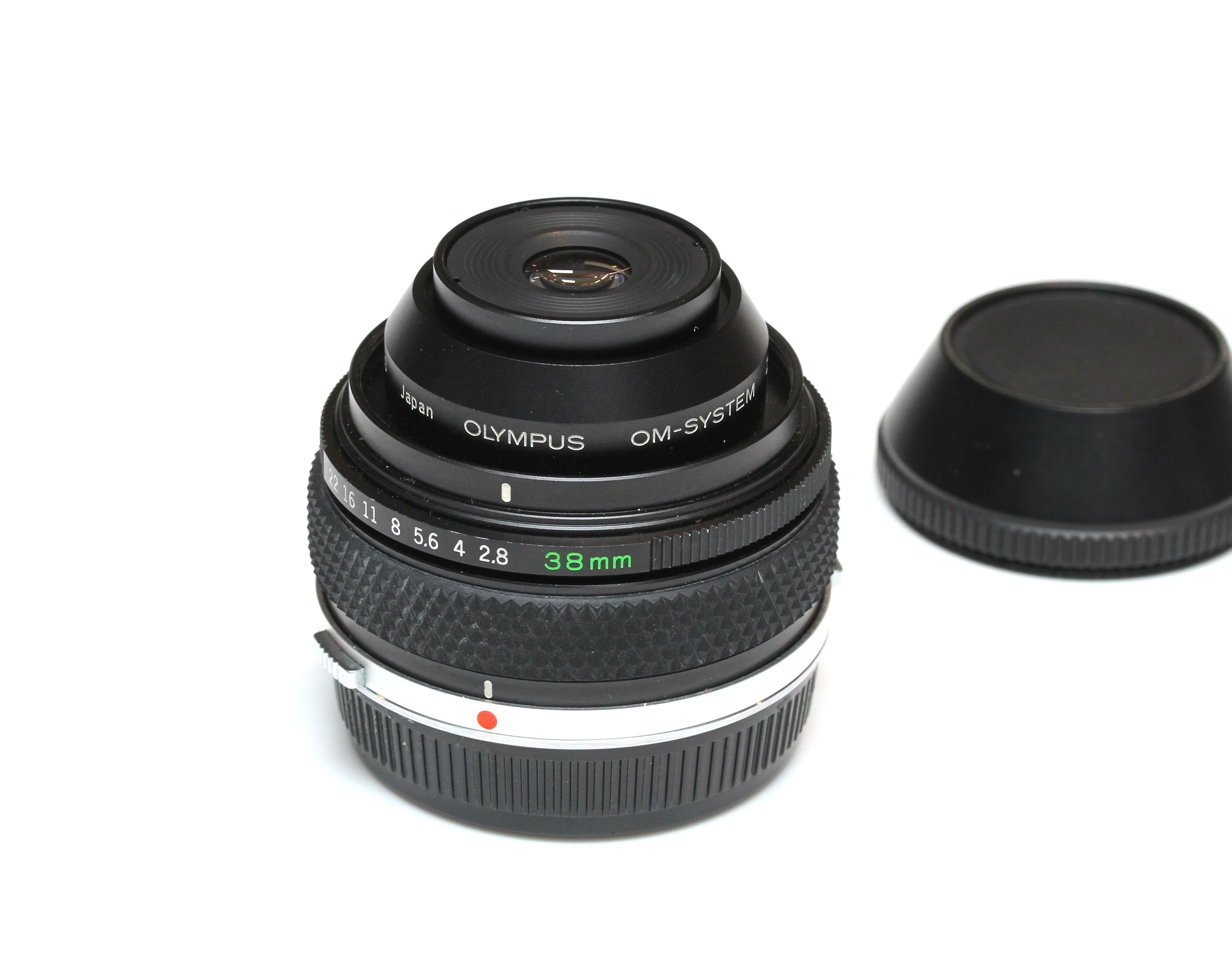 Olympus MF 38mm F/2.8 Zuiko Auto-Macro Lens in OM Mount - Best Available Image