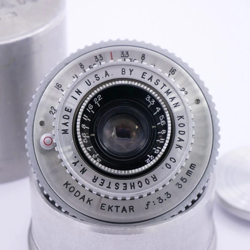 S-H-9KE2D3_2.webp - Kodak Ektar 35mm F/3.3 EC145 Lens in Original Aluminium Case - Image 1