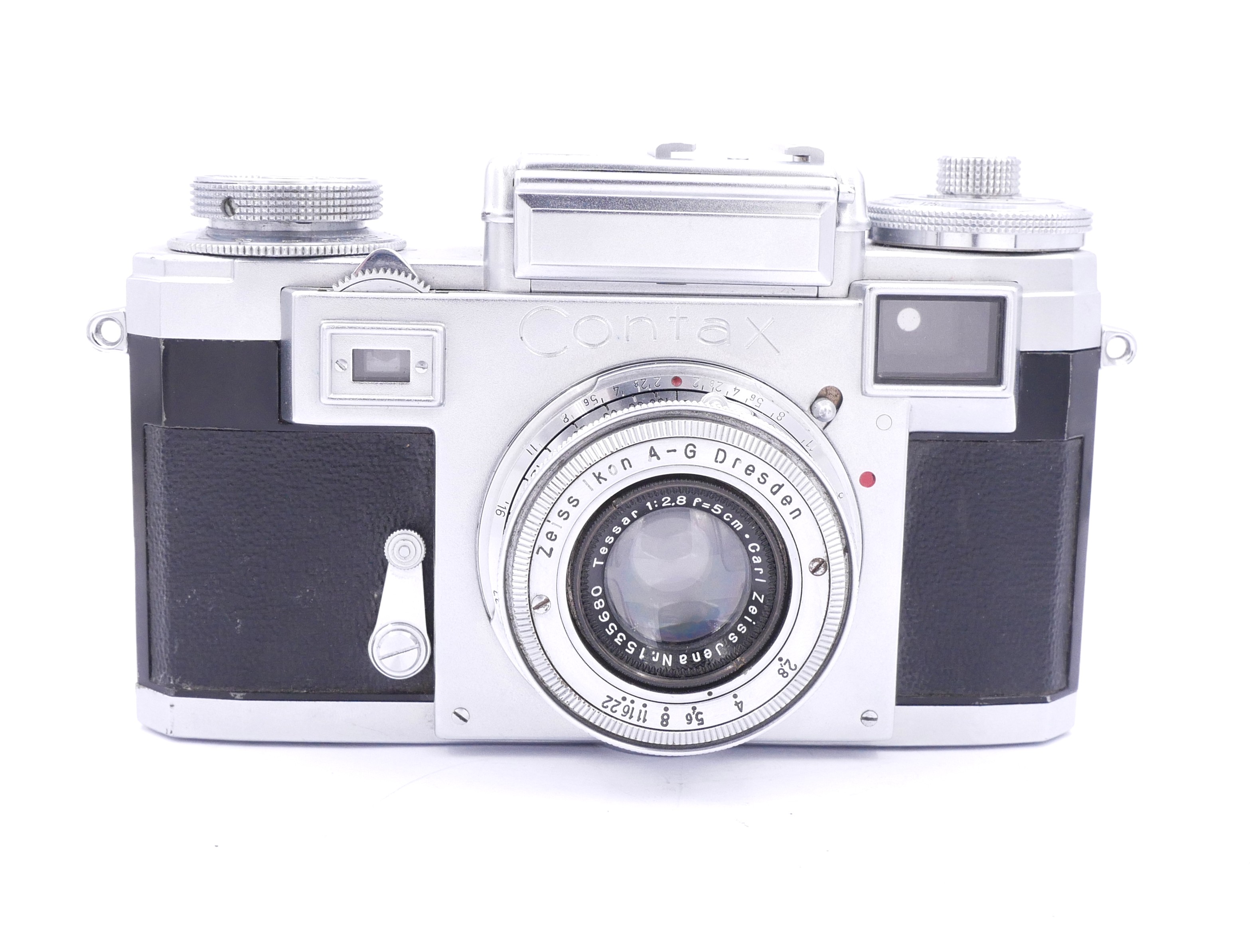 Contax IIIa with 50mm F/2.8 Tessar Lens - Best Available Image