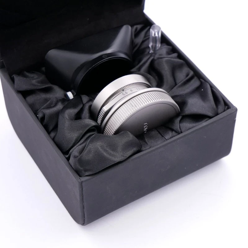 S-H-9PL9E9_2.webp - TTArtisan MF 28mm F/5.6 Limited Edition #347 of 500 "Titanium" Finish Lens in Leica M Mount  - Image 3