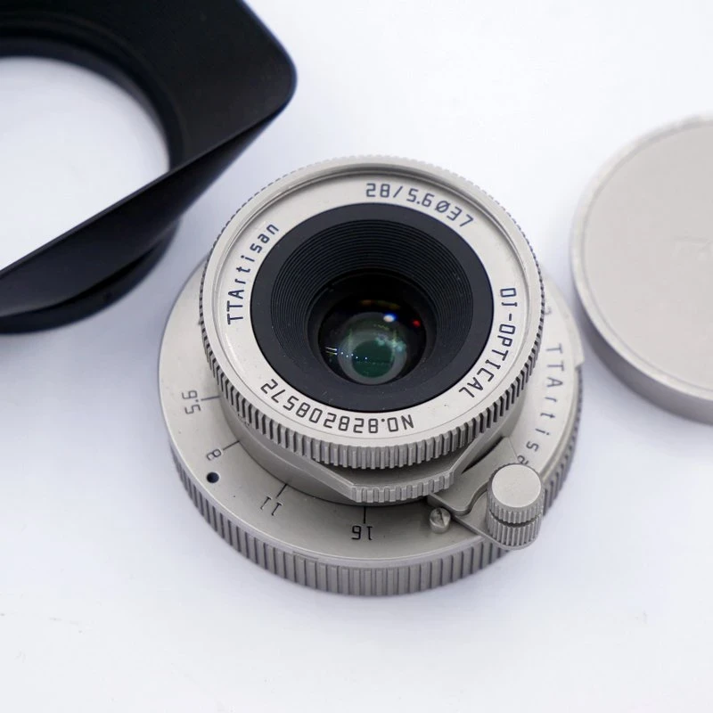S-H-9PL9E9_3.webp - TTArtisan MF 28mm F/5.6 Limited Edition #347 of 500 "Titanium" Finish Lens in Leica M Mount  - Image 3