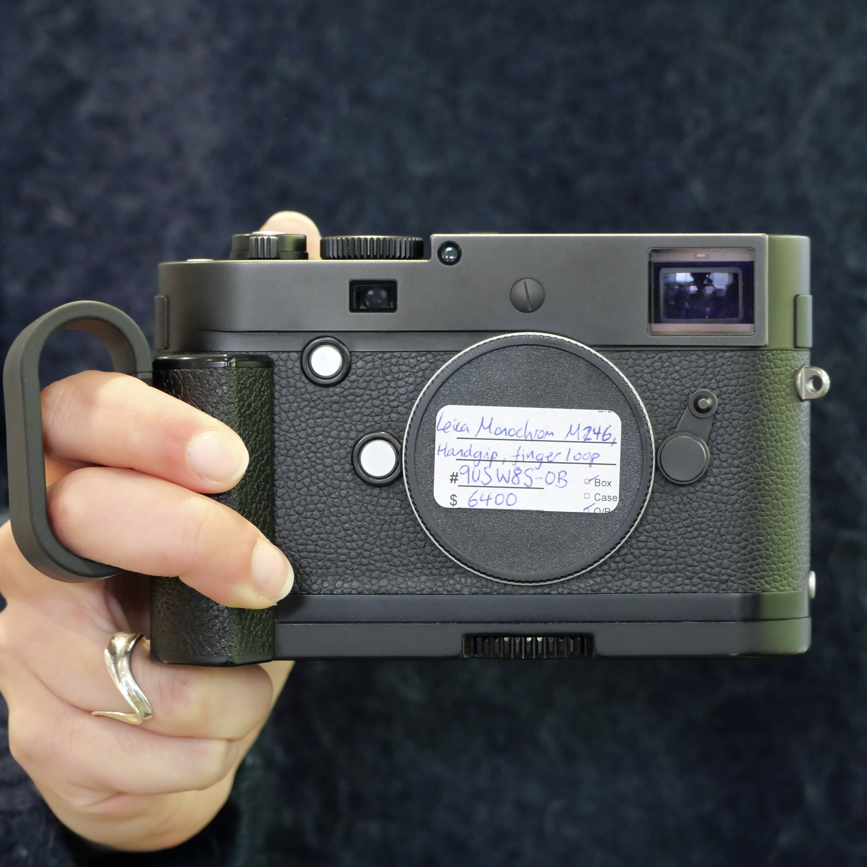 S-H-9USW8S_10.jpg - Leica Monochrom M246 with Leica Handgrip M and Finger Loop - Image 10