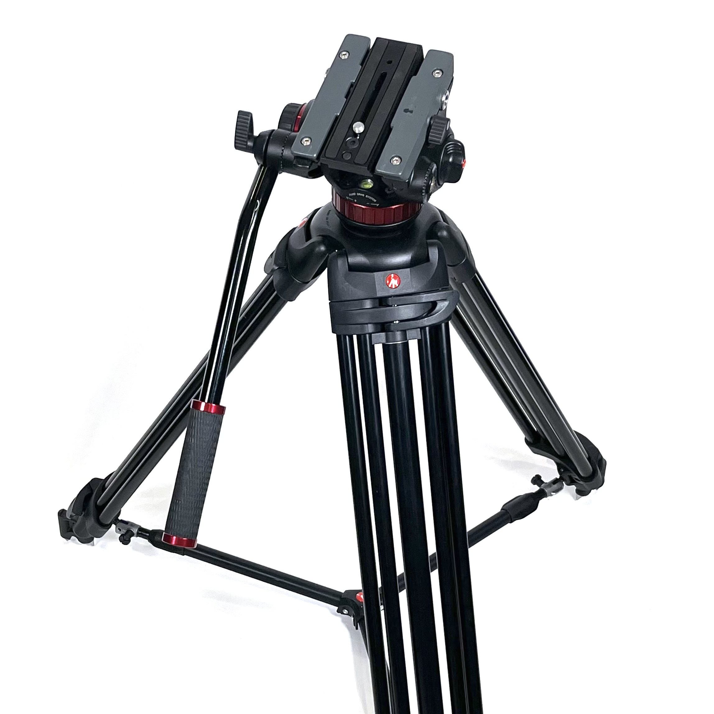 S-H-C2F8H8_4.jpeg - Manfrotto MVH502A Fluid Head and 546B Tripod Kit - Image 1