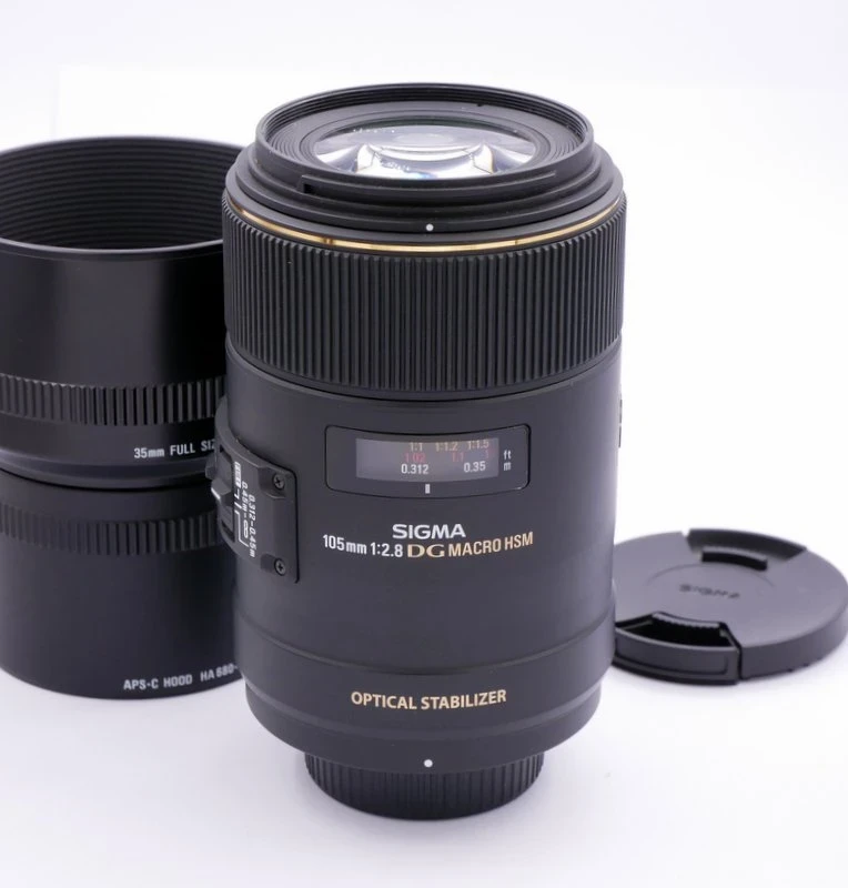 Sigma AF 105mm F/2.8 DG OS HSM Macro Lens in Nikon F Mount - Best Available Image