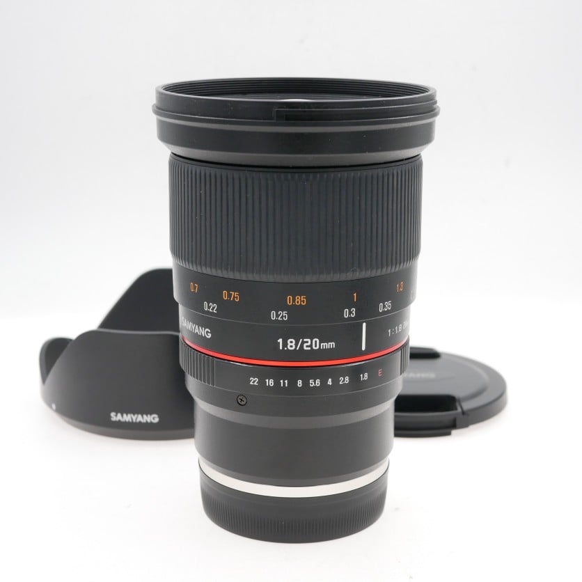 Samyang MF 20mm F/1.8 ED AS UMC Lens for Sony FE-Mount (was $525)