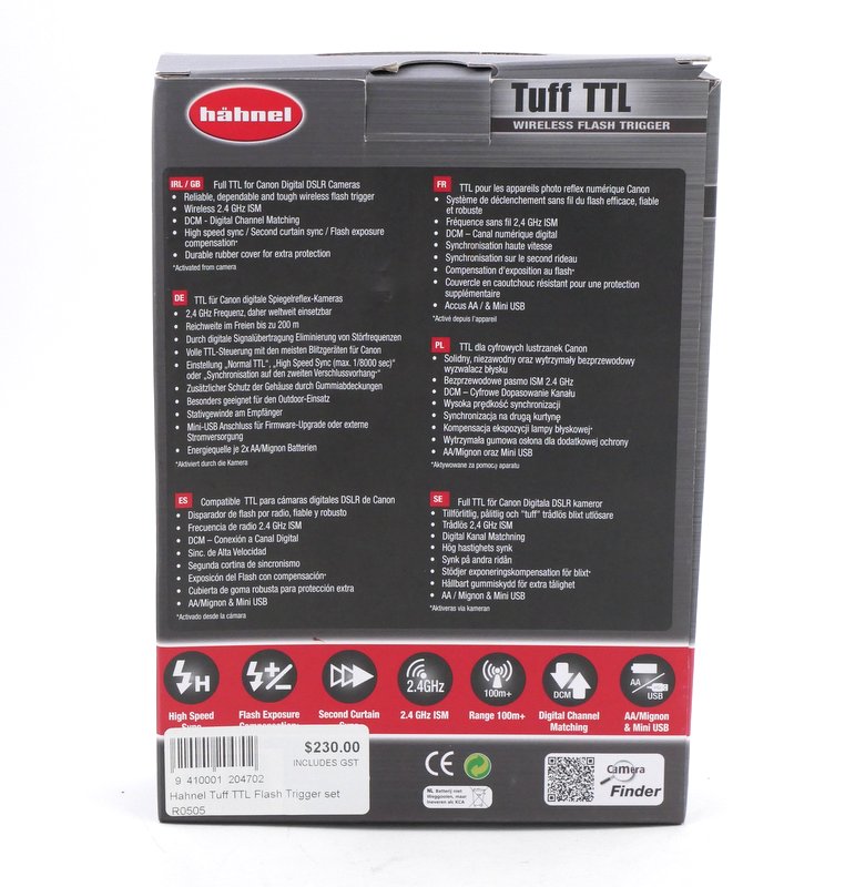 S-H-DPDAYM_2.jpg - Hahnel Tuff TTL Wireless Flash Trigger Set for Canon TTL - Image 1