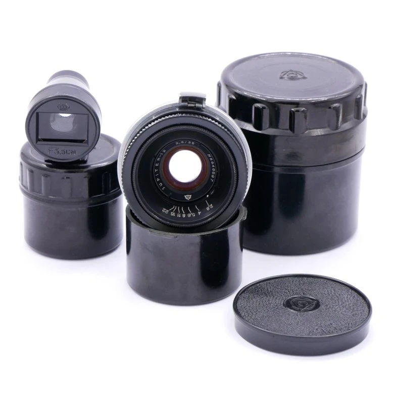 S-H-ED4X8X_1.webp - Jupiter-12 35mm F/2.8 Lens + Viewfinder in Contax RF Mount (was $219) - Image 1