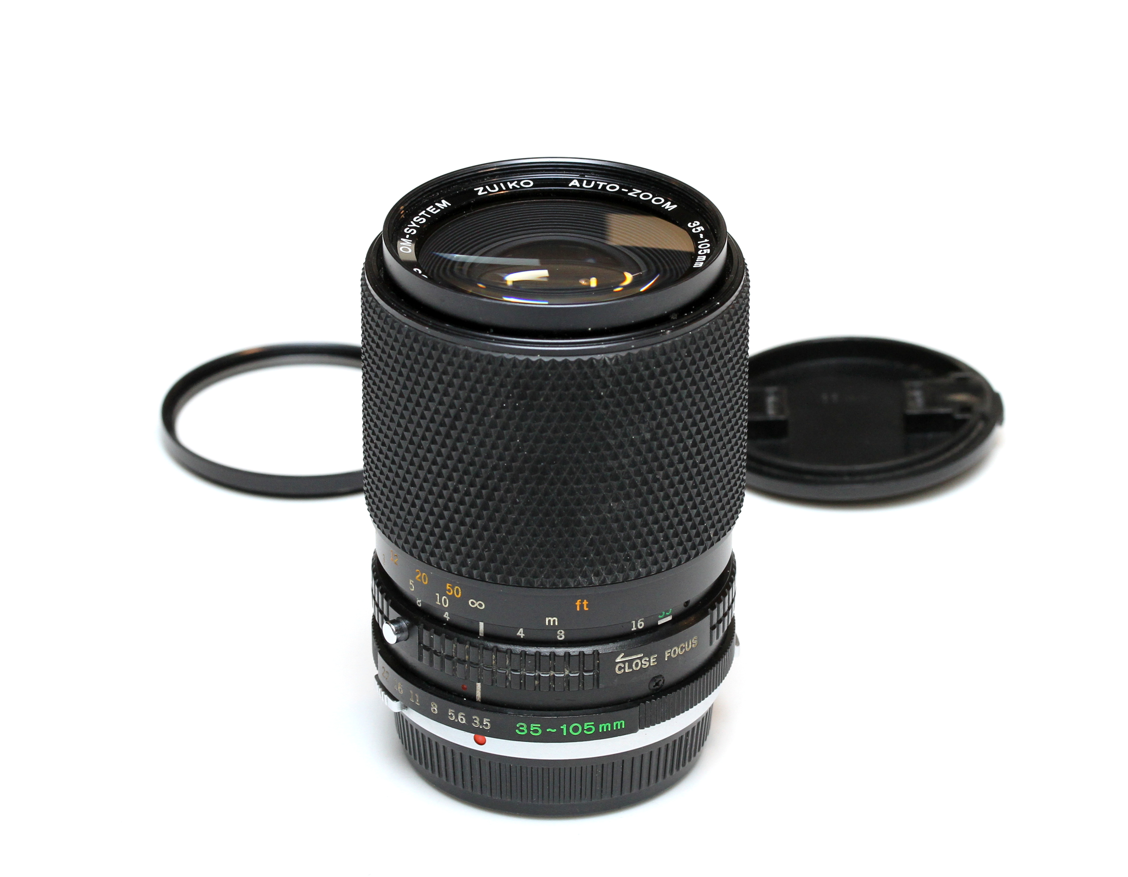 Olympus MF 35-105mm F/3.5-4.5 Zuiko Auto-Zoom Lens in OM Mount - Best Available Image