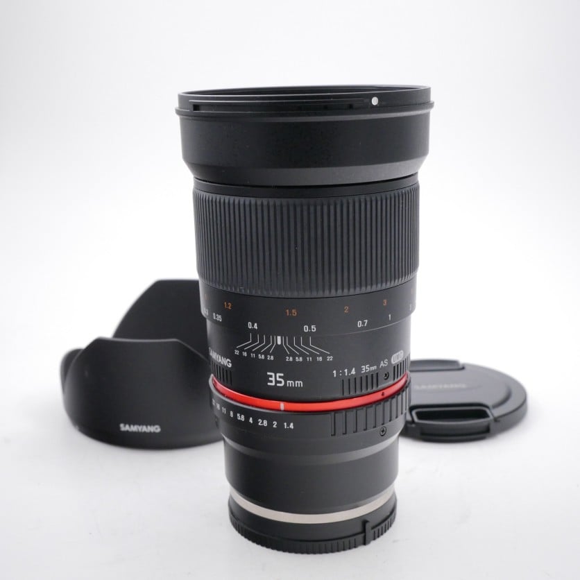 Samyang MF 35mm F/1.4 AS UMC Lens in Sony FE Mount (was $495)