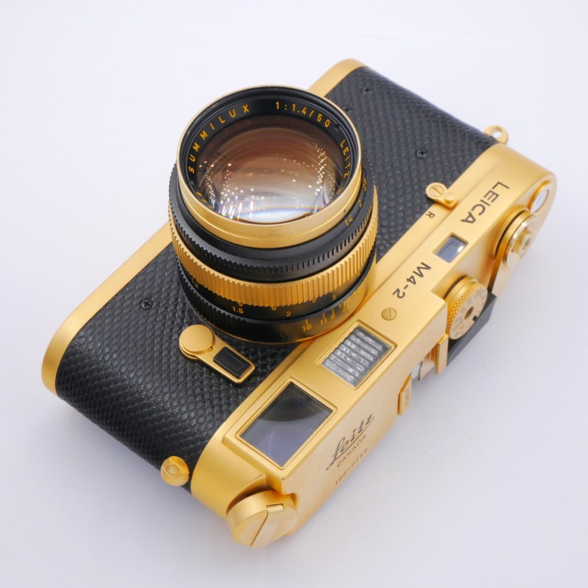 Leica M4-2 + 50mm F/1.4 - Gold Edition 100yr Anniversary 1879-1979 - Best Available Image