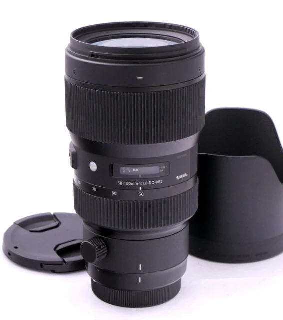 Sigma AF 50-100mm F/1.8 DC HSM Art Lens in Canon EFs Mount