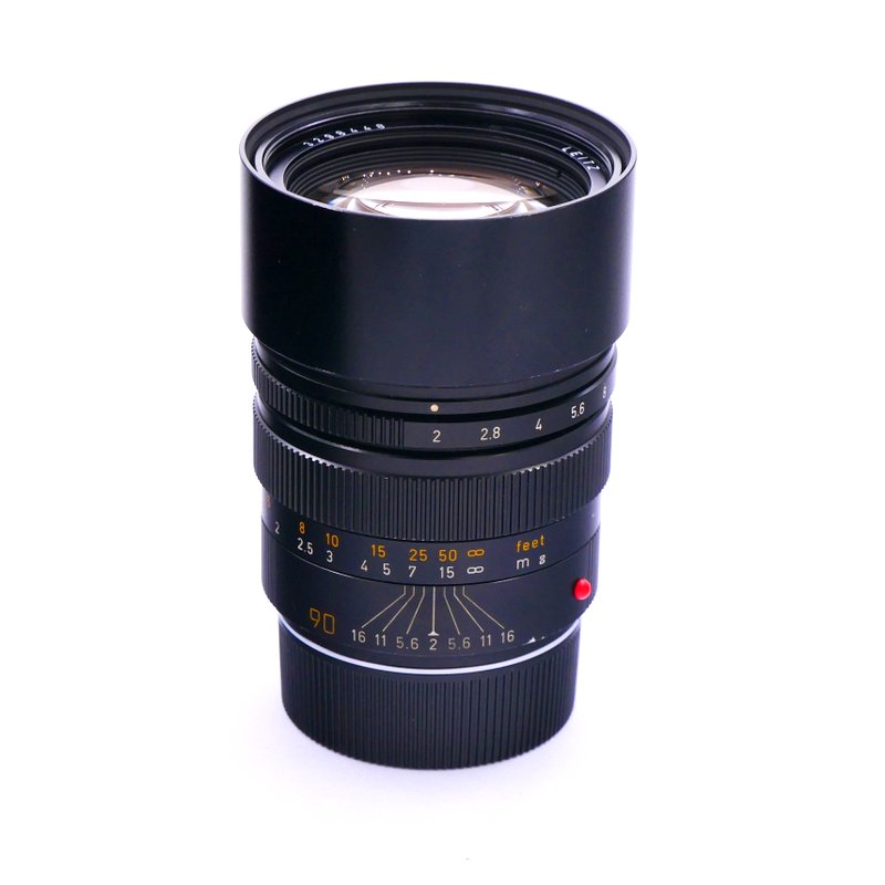 Leica MF 90mm F/2 Summicron-M E55 Canada Lens - Best Available Image