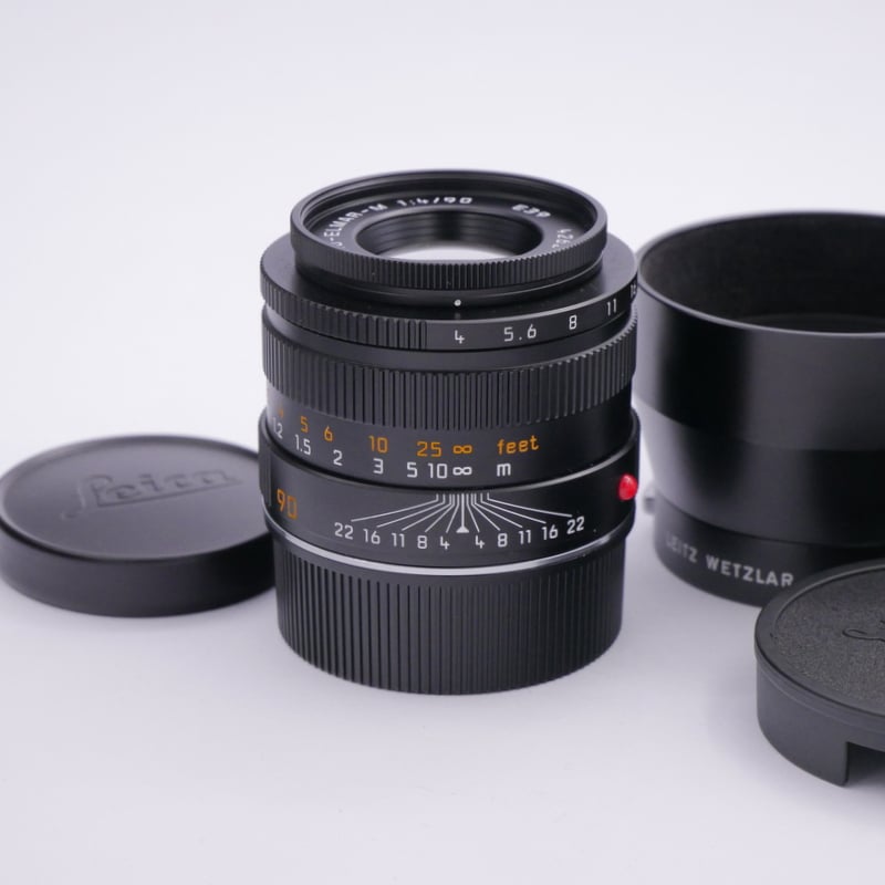 Leica MF 90mm F/4 Macro Elmar-M Lens + Macro-Adapter-M