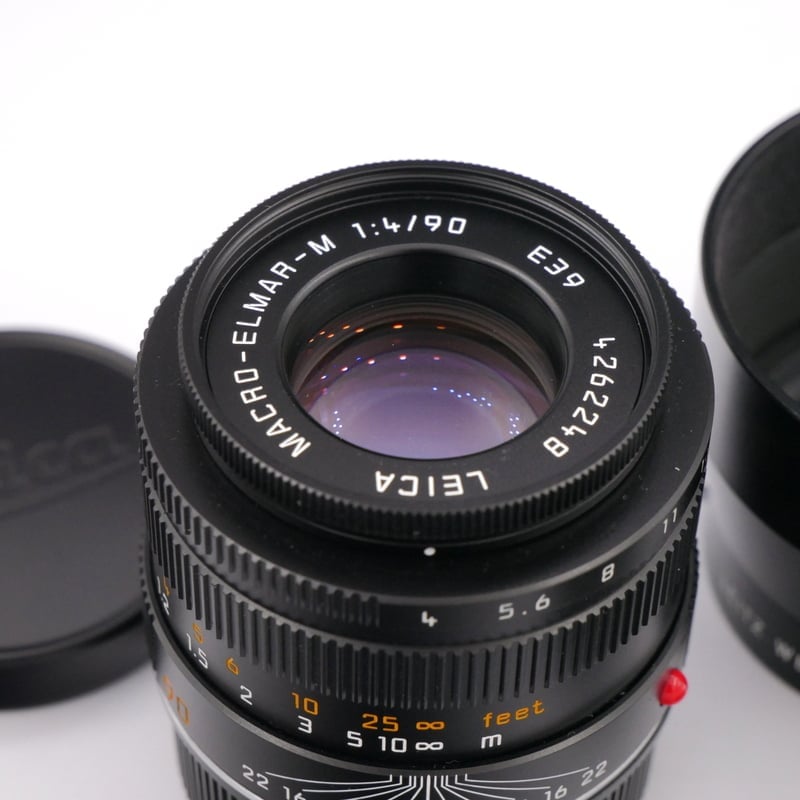 Leica MF 90mm F/4 Macro Elmar-M Lens + Macro-Adapter-M