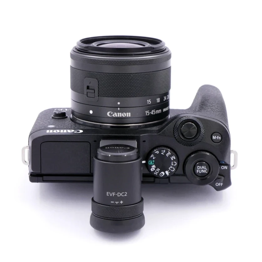 Canon Eos M6 mark II + 15-45mm F/3.5-6.3 IS STM + EVF-DC2