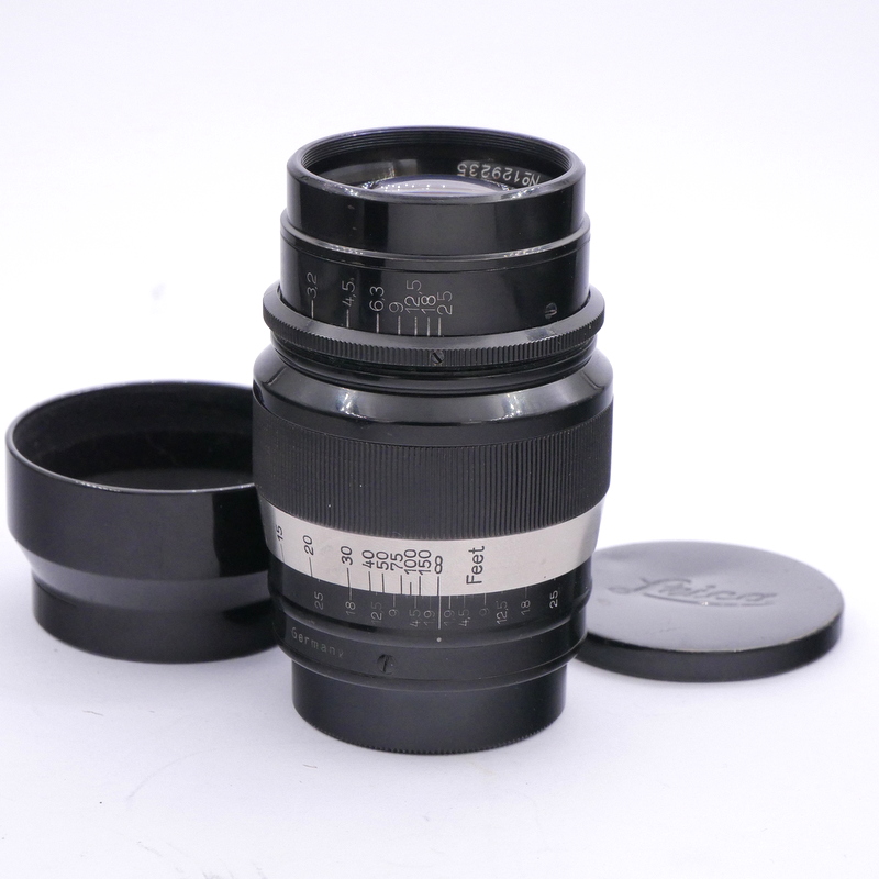 Ernst Leitz Wetzlar MF 7,3cm F/1.9 Hektor Lens in LTM Mount  - Best Available Image