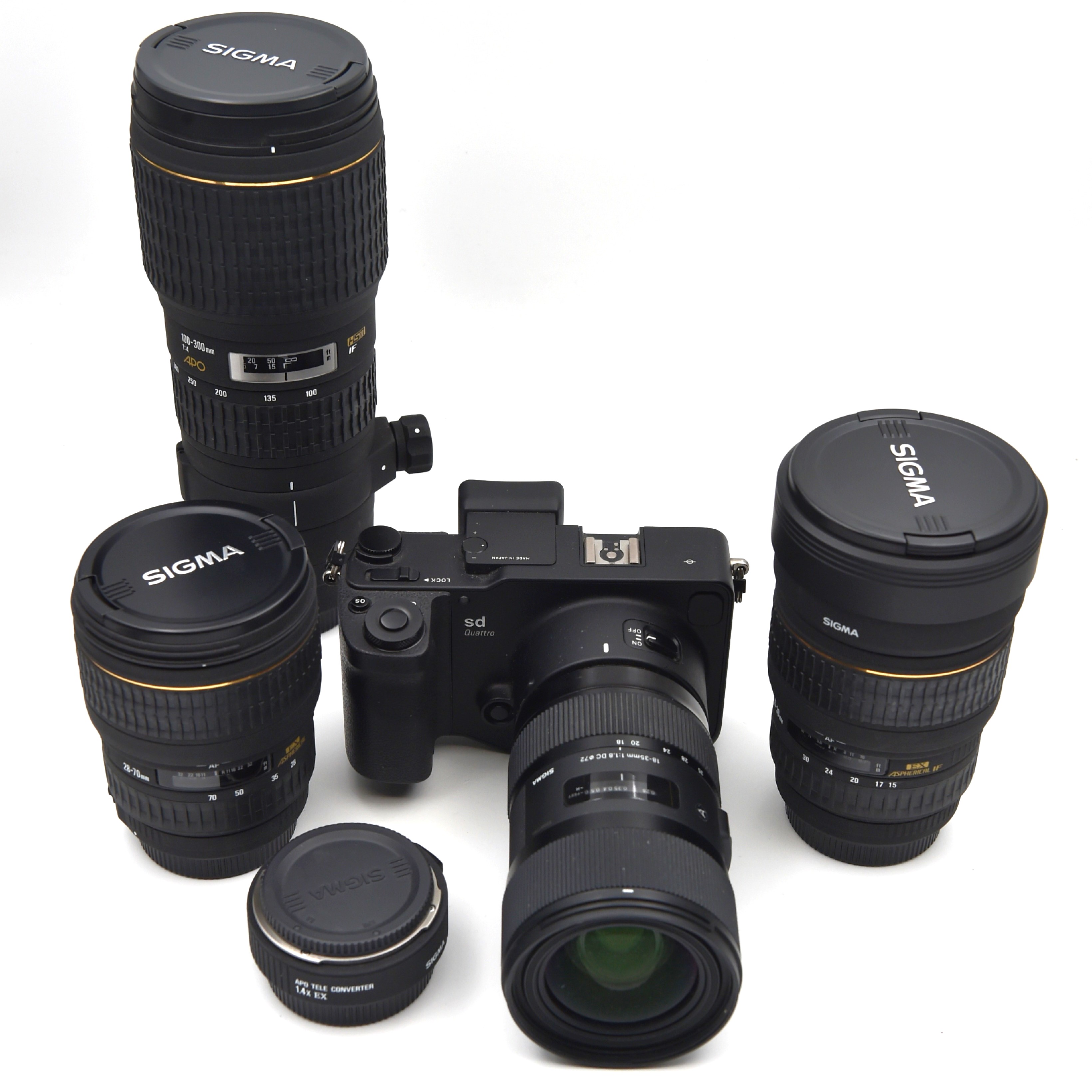 Sigma SD Quattro Camera + Lenses Kit - Best Available Image