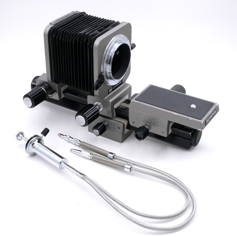 Best image for Olympus OM Bellows with focusing stage and double cable release