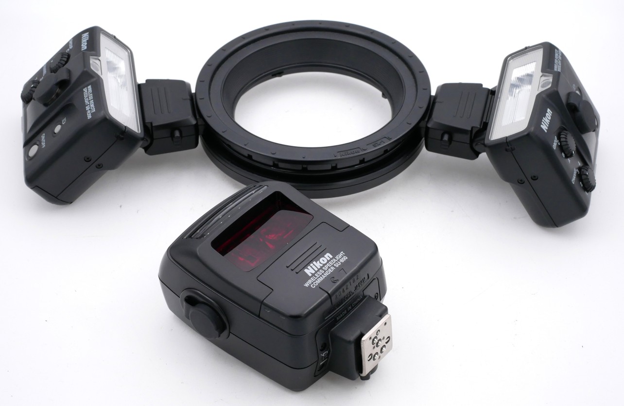 Nikon SB-R1C1 wireless macro twinflash set with commander unit