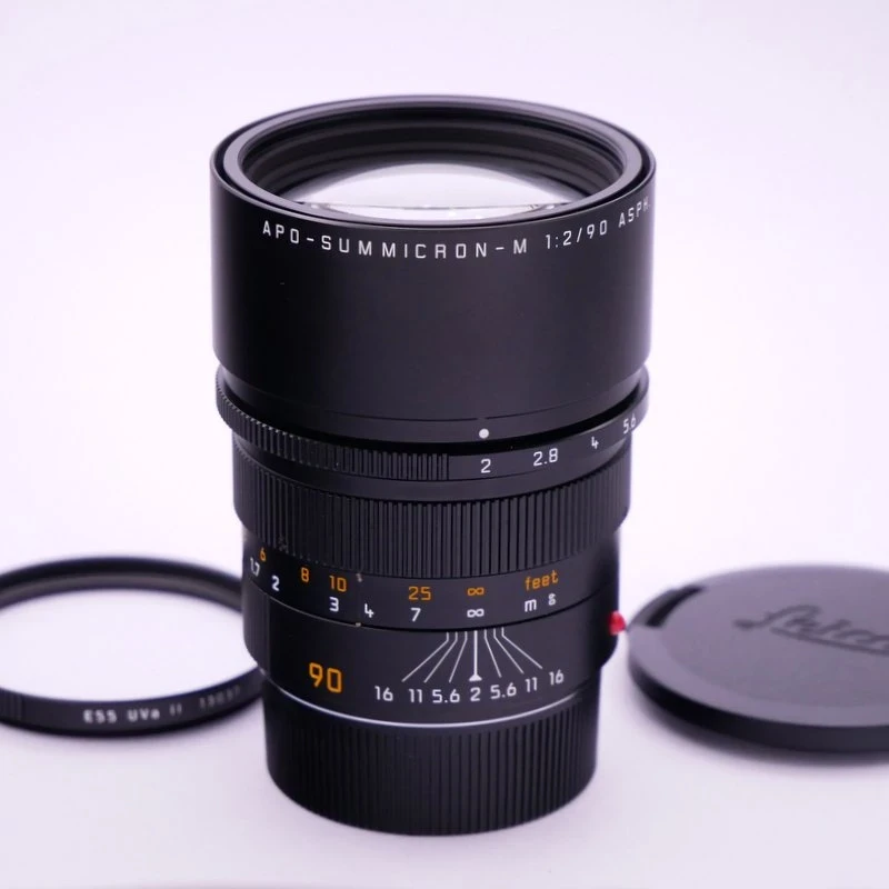 Best image for Leica MF 90mm F/2 APO Asph Summicron-M Lens - Model 11 884 + Leica UV Filter