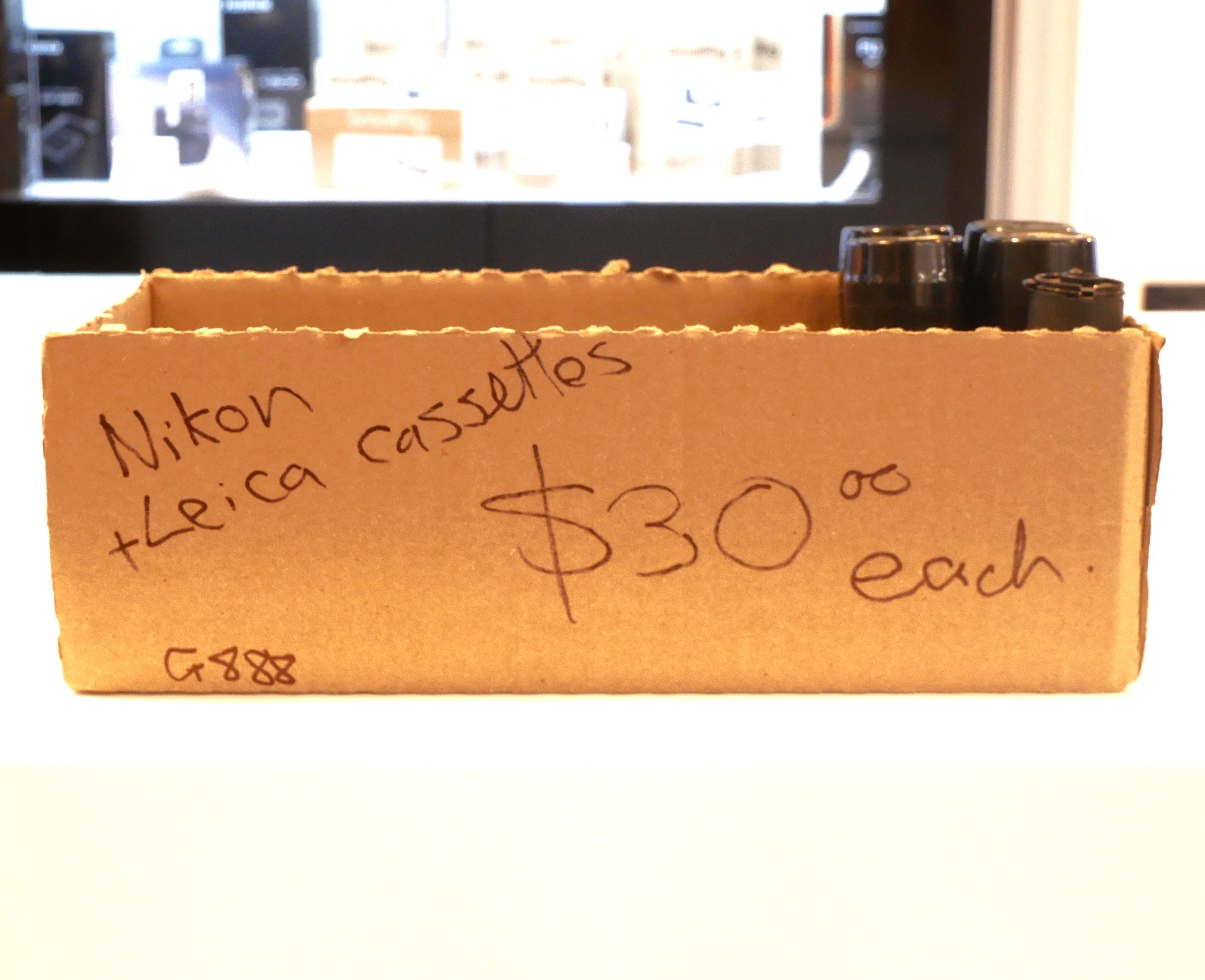 Best image for Nikon and Leica Reusable 35mm Film Cassettes. PRICE PER UNIT!!