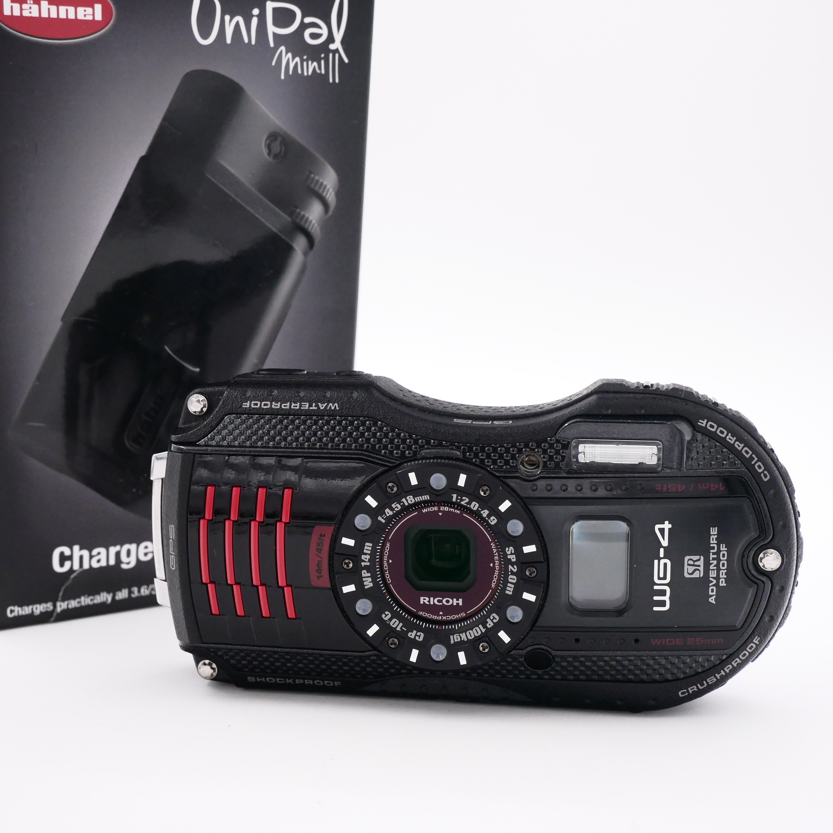 Ricoh WG-4 with Hahnel Ultima II Charger - Best Available Image