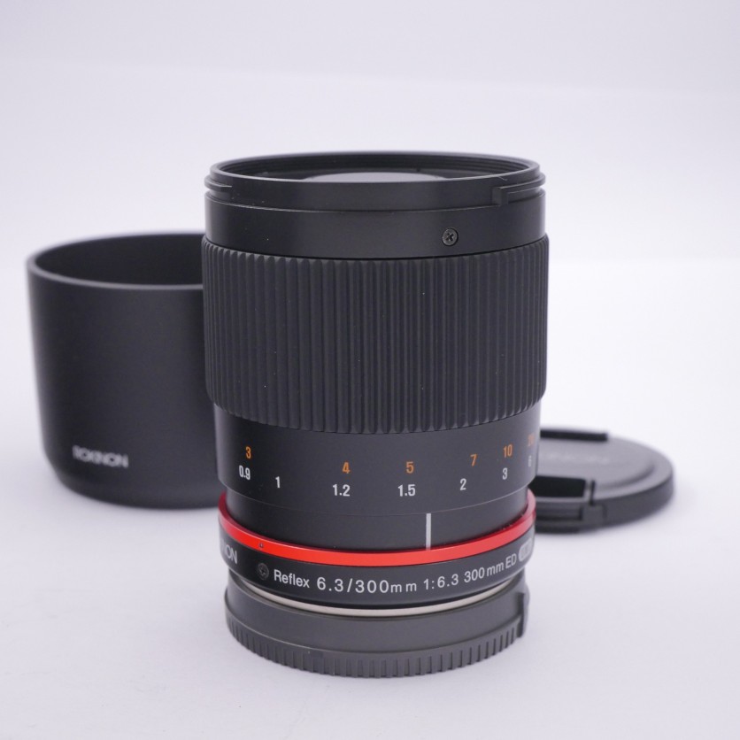 Rokinon MF 300mm F/6.3 ED UMC Compact Catadioptric reflex (mirror) lens for Sony E-Mount (was $349) - Best Available Image