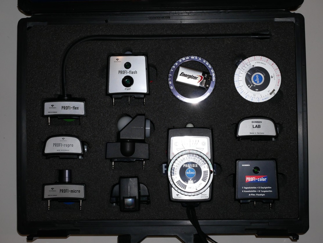 Cased Gossen Profisix Meter Kit and Assc. - Best Available Image