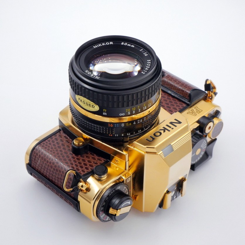 Nikon FA + 50mm F/1.4 Gold Plated 