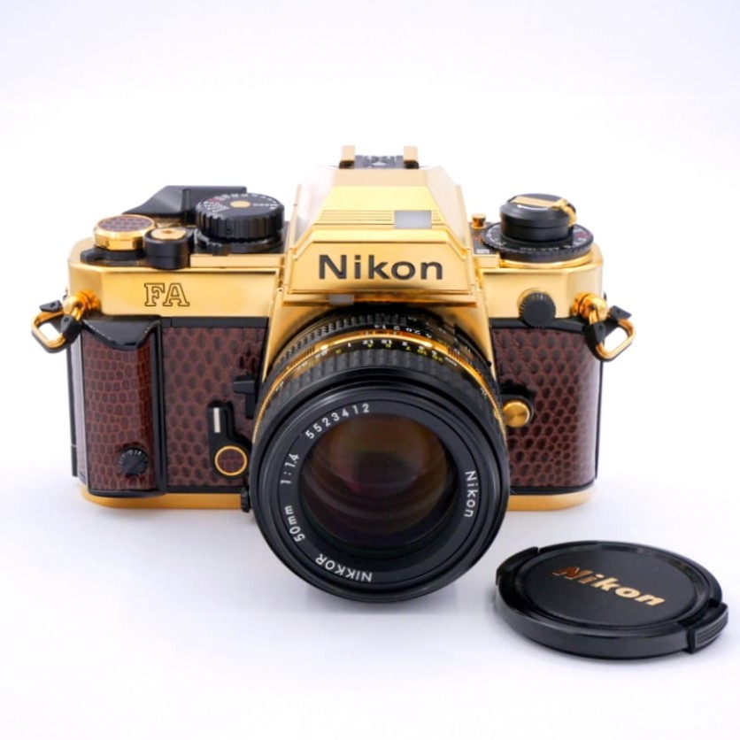 Nikon FA + 50mm F/1.4 Gold Plated 