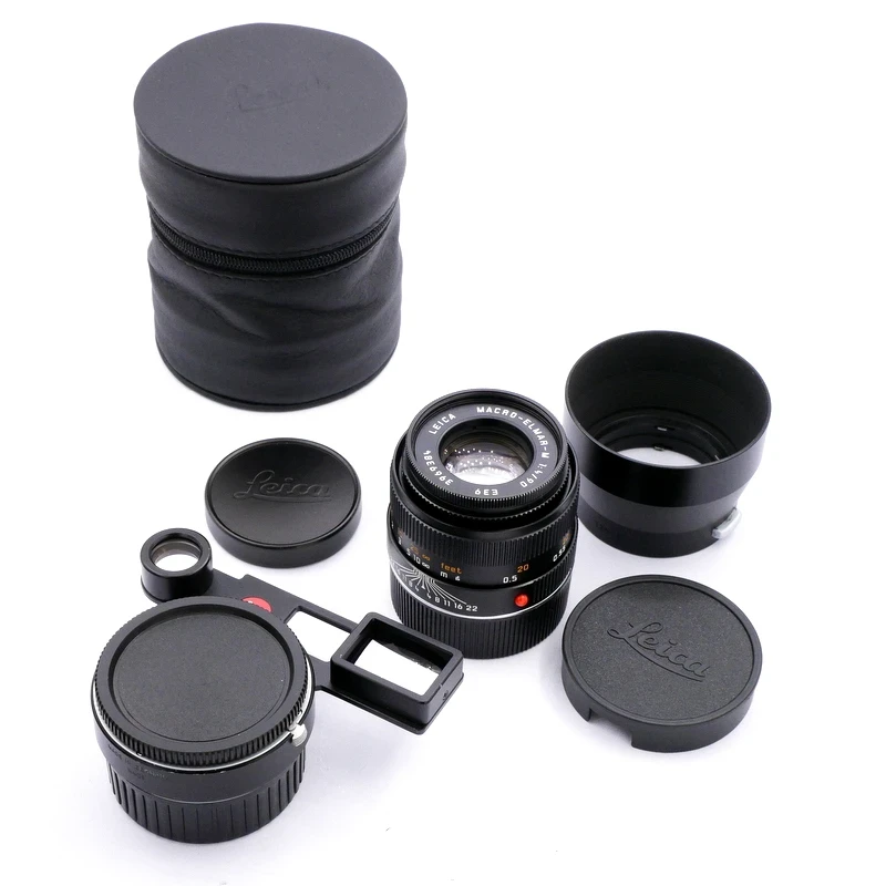 S-H-U84VSL_2.webp - Leica MF 90mm F/4 Macro-Elmar Lens 11 633 + Macro Adapter-M 14 409 (was $3295) - Image 1