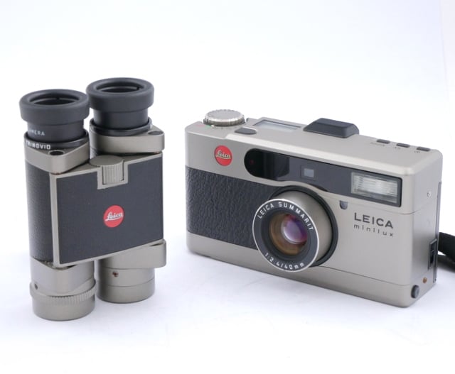 Leica Minilux + Trinovid 8x20 BC Binoculars Set