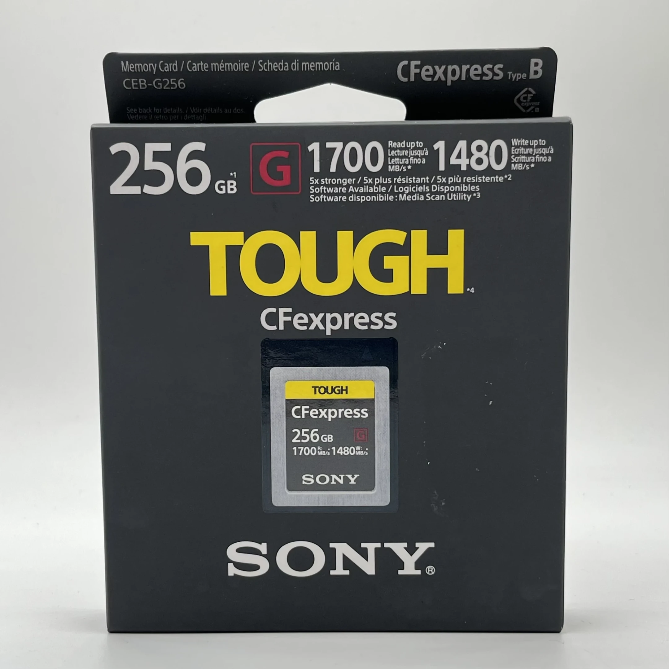 Best image for Sony 256GB Tough G Series CFexpress Type B Memory Card