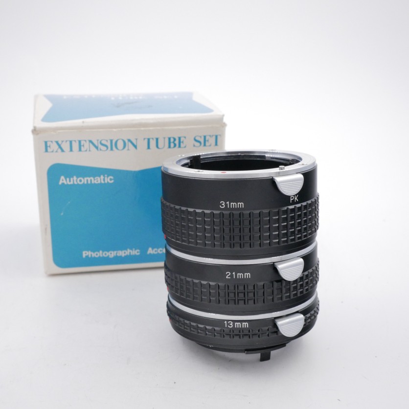Automatic Extension Tube 13mm, 21mm, 31mm for Pentax PK-Mount