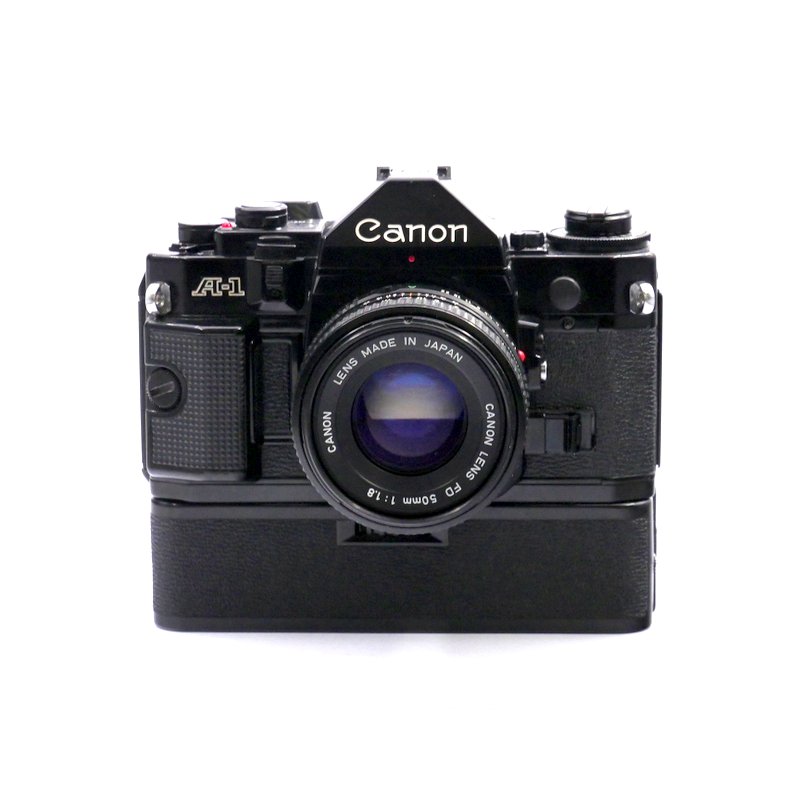 Best image for Canon A-1 camera + 50mm 1.8 FD + Winder
