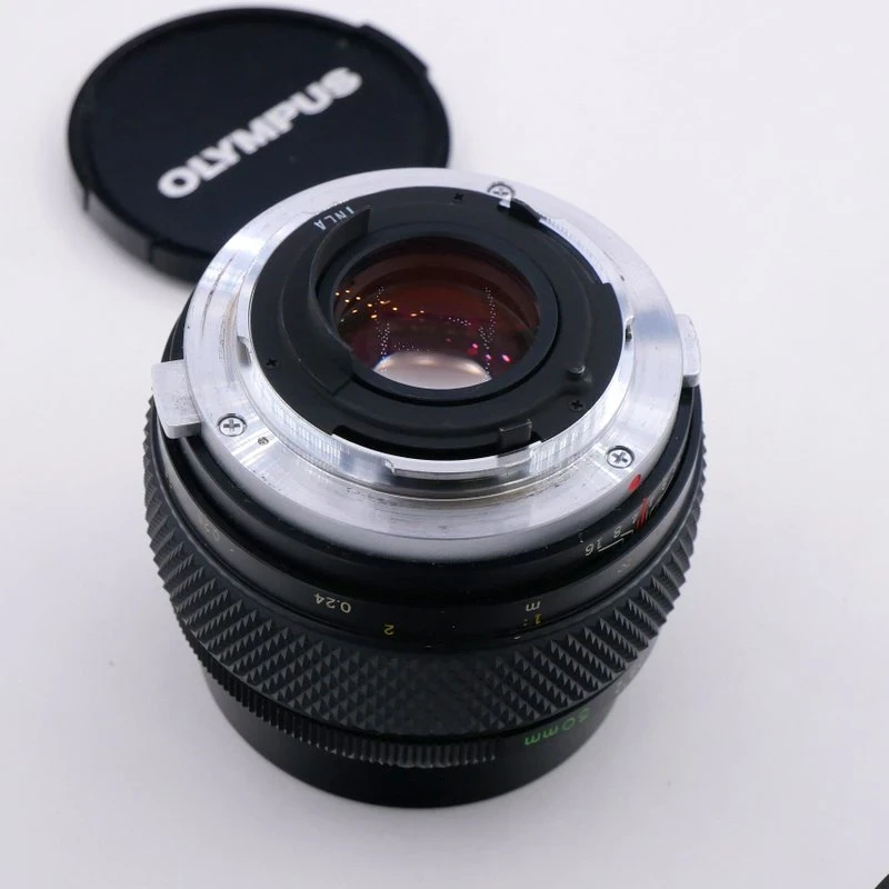 S-H-YT3CTE_3.webp - Olympus MF 50mm F/2 Auto-Macro Lens in OM Mount - Image 1